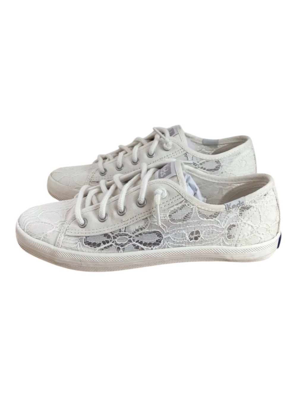 Keds Girls Ivory Floral Lace Sneakers US Kids 1.5 EU 33 New in Box NIB